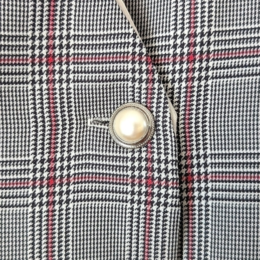 NWT, Vintage Tags, Amanda Blair Puff Sleeve Lined Collar Blouse, 14 - Picture 6 of 7